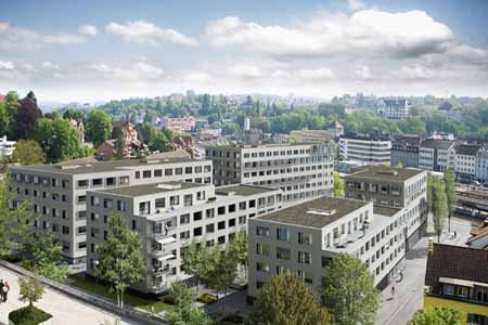 Überbauung Urbahn Areal Bleiche Schaffhausen