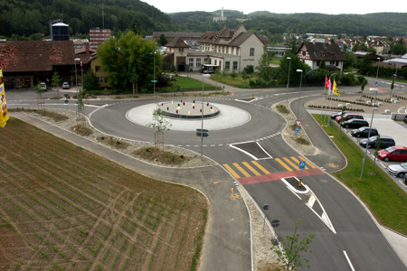 Kreisel Erlengasse Thayngen