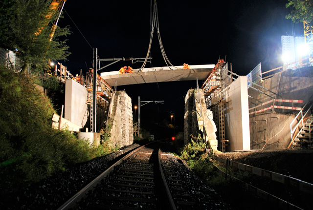 Einhub Steigweidbruecke Steg-Fischenthal