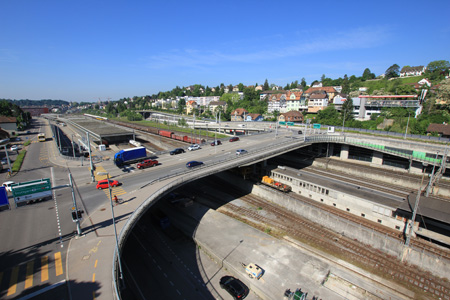 Nationalstrasse A4 Schönenbergbrücke